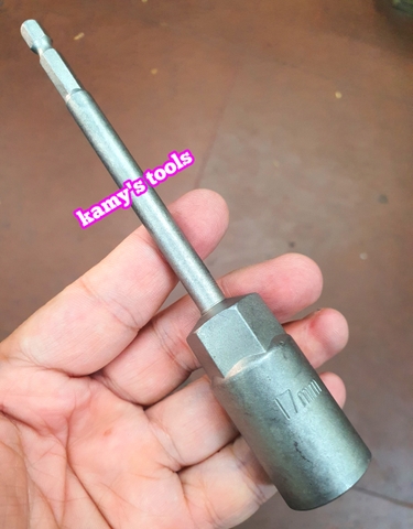 Mũi bắn đầu chụp bulong dài 150mm chuôi chân lục giác 5.5mm-19mm