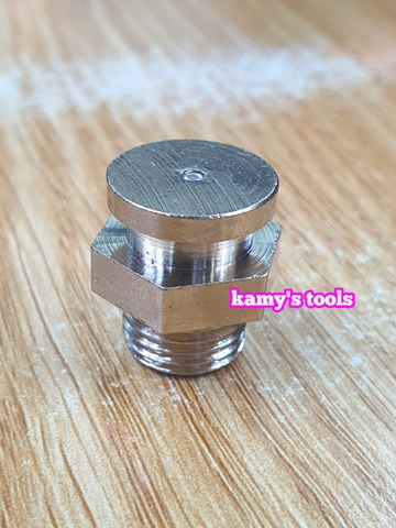 Vú mỡ gài đầu tròn đầu bằng 16mm tán 16.7mm răng 9.6mm và 12.6mm