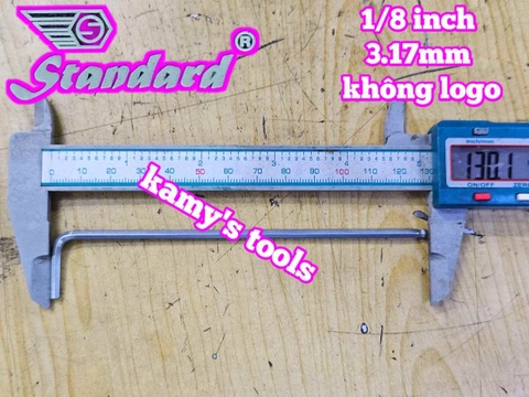 Lục giác bi hệ inch Standard 1/8 inch 3.17mm dài 130x24mm STD-6818