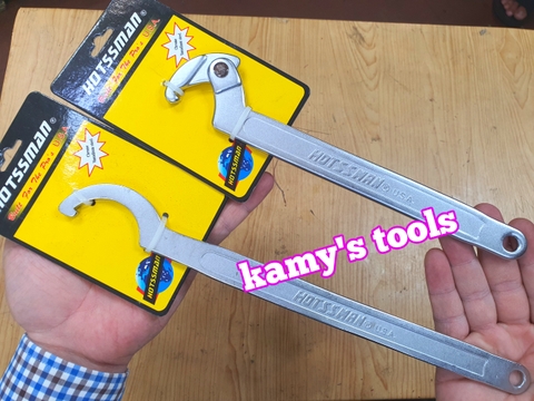 Cờ Lê Móc Cổ Xe Máy Hotssman Hợp Kim Thép Cr-V (Cờ Lê Móc, Khóa Móc) bán lẻ từng cái