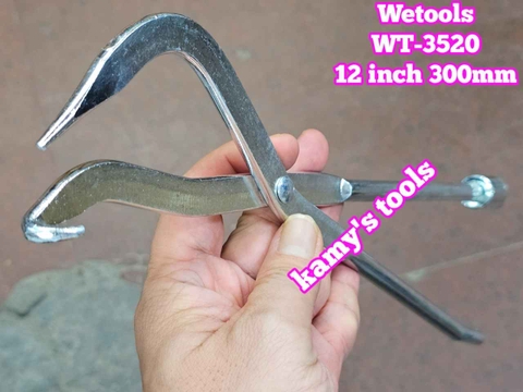 Kìm tháo và lắp móc lò xo bố thắng xe hơi ô tô 12 inch 300mm Wetools WT-3520