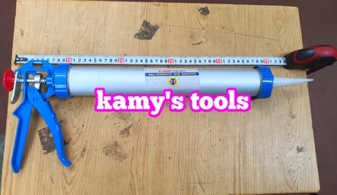 Dụng cụ bơm bắn keo xúc xích silicon c0006-15 dài 375mm