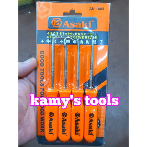 Bộ dụng cụ tháo phốt chặn Asaki AK-1084 dài 5 inch 125mm
