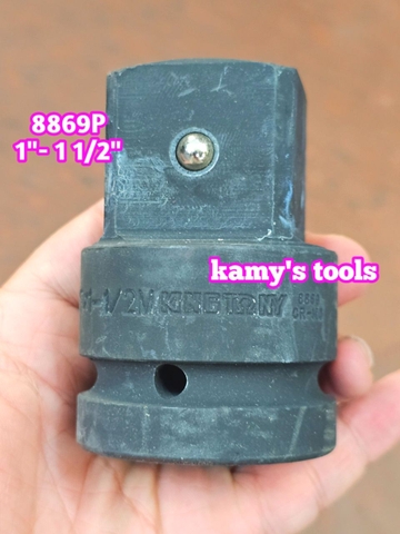 1 inch ra 1-1/2 inch Đầu chuyển đầu biến đen Kingtony 8869P 25mm ra 38mm