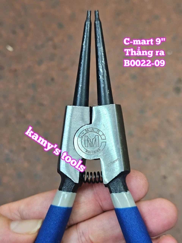 Kìm mở phe C-mart dài 9 inch 230mm thẳng ra B0022-09 thẳng vô B0023-09