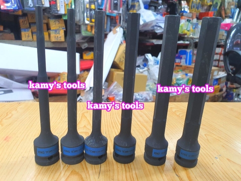 Tuýp lú đầu lục giác kingtony 1/2 inch dài 150mm 5-14mm 407505 407506 407508 407510 407512 407514