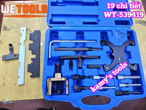 Bộ dụng cụ cân cam dưỡng đặt cam xe Ford Mazda 19 chi tiết Wetools WT-539419