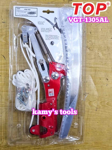 Kéo cắt cành giật dây Top 5 mét 5m VGT-1305AL tích hợp lưỡi cưa