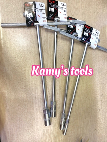 Cần tuýp chữ T TOP không bọc 8mm 9mm 10mm 12mm 13mm 14mm 17mm 19mm