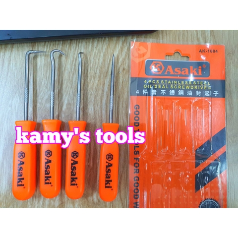 Bộ dụng cụ tháo phốt chặn Asaki AK-1084 dài 5 inch 125mm