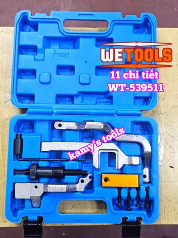 Bộ dụng cụ cân cam dưỡng đặt cam xe BMW Citroen Mini Cooper N12 N14 N16 Peugeot Wetools 11 chi tiết WT-539511