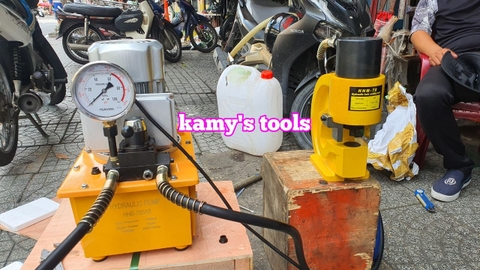 Máy đột lỗ thủy lực HHM-70 TLP 35 tấn họng sâu 110mm giống với CH-70