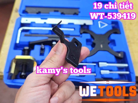Bộ dụng cụ cân cam dưỡng đặt cam xe Ford Mazda 19 chi tiết Wetools WT-539419