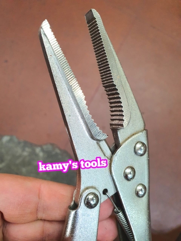 Kìm bấm chết mỏ mũi nhọn dài 220mm Dannio, kềm bấm