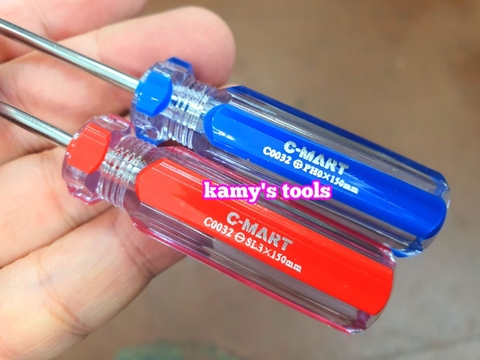 Tua vít bake dẹp 3.2mm dài 75mm 100mm 150mm 200mm model C0032 C-mart