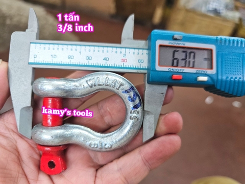 Ma ní omega 1 tấn 3/8 inch đường kính ty ren 11mm