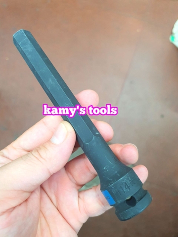 Tuýp lú đầu lục giác kingtony 1/2 inch dài 150mm 5-14mm 407505 407506 407508 407510 407512 407514