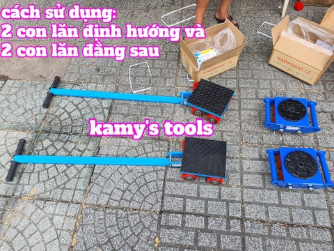 Con rùa di chuyển 6 tấn model cra-4, xe rùa đẩy hàng tải trọng cao giúp di chuyển hàng hoá nặng trong nhà xưởng nhà máy