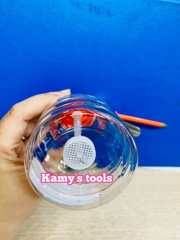 Bình xịt nhớt Kapusi 250ml K-1053 bằng nhựa trong suốt