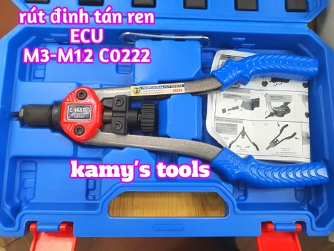 Kìm rút rive đinh tán ren Ecu C-mart c0222 m3-m12