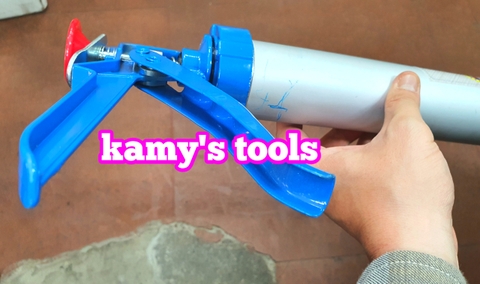 Dụng cụ bơm bắn keo xúc xích silicon c0006-15 dài 375mm