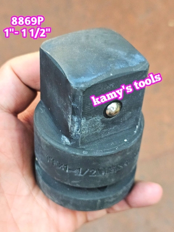 1 inch ra 1-1/2 inch Đầu chuyển đầu biến đen Kingtony 8869P 25mm ra 38mm