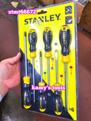 STMT66672 Bộ Tua vít bake và dẹp 6 chi tiết Stanley