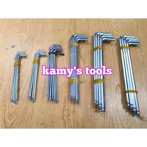 Lục giác đầu bi Standard 1.5mm 2mm 2.5mm 3mm 4mm 5mm 6mm 8mm 10mm