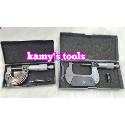 Panme cơ khí 0-25mm 25-50mm chữ Y loại tốt