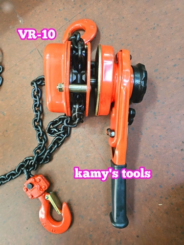 Pa lăng xích lắc tay Nitto 1 tấn 1.5m (1.5 mét) VR-10 cao cấp