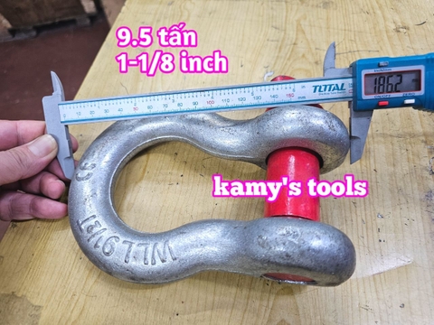 Ma ní omega 9.5 tấn 1-1/8 inch đường kính ty ren 32mm