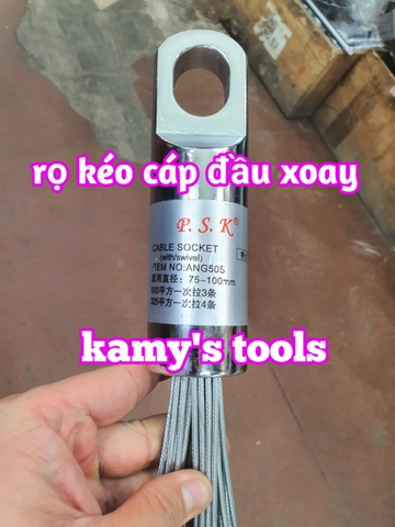 Rọ kéo cáp đầu xoay ANG30S 19-35mm, ANG35S 25-50mm, ANG40S 38-60mm, ANG45S 50-75mm, ANG50 75-100mm PSK