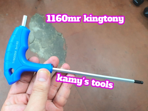 Lục giác bi cán chữ T Kingtony 2mm 2.5mm 3mm 4mm 5mm 6mm 8mm 10mm 116002MR 116025MR 116003MR 116004MR 116005MR 116006MR 116008MR 116010MR