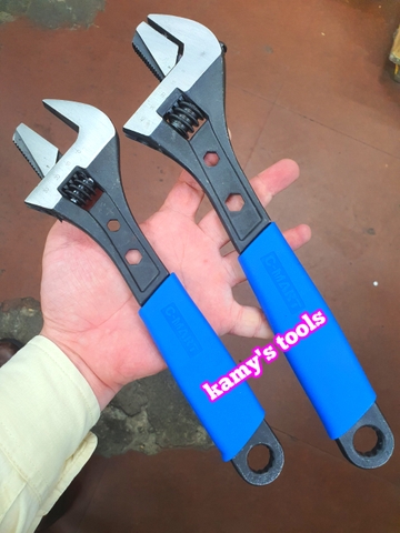 Mỏ lết đa năng 2 ngàm cán bọc cao su 6 inch 8 inch 10 inch 12 inch C-mart F0002-06 F0002-08 F0002-10 F0002-12