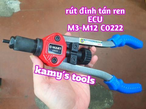 Kìm rút rive đinh tán ren Ecu C-mart c0222 m3-m12