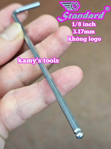 Lục giác bi hệ inch Standard 1/8 inch 3.17mm dài 130x24mm STD-6818