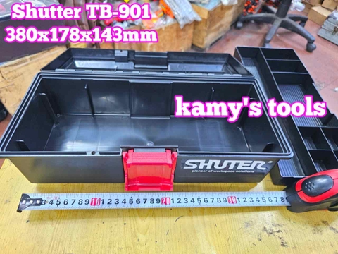 Thùng đồ nghề Shuter TB-901 kích cỡ 380x178x143mm cao cấp Đài Loan