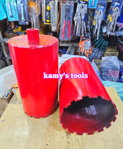 Mũi khoan rút lõi bê tông dài 350mm cỡ 140mm 152mm 160mm 162mm 168mm 180mm 188mm 200mm