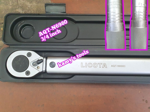 Cần siết lực 3/4 inch 140-980Nm Licota model AQT-N6980 dài 1200mm