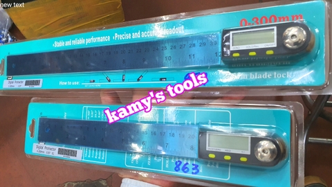 Thước đo góc điện tử LRT 200mm 300mm