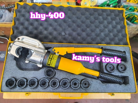 Kìm ép cos thủy lực HHY-400 TLP đầu chữ C 11 tấn 16-400mm2