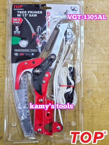 Kéo cắt cành giật dây Top 5 mét 5m VGT-1305AL tích hợp lưỡi cưa