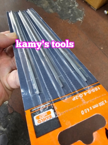 Giũa dũa cưa xích tròn Bahco 4mm 4.5mm 4.8mm 5.5mm 168-8-4.0-3p, 168-8-4.5-3p, 168-8-4.8-3p, 168-8-5.5-3p (1 vĩ 3 cây)