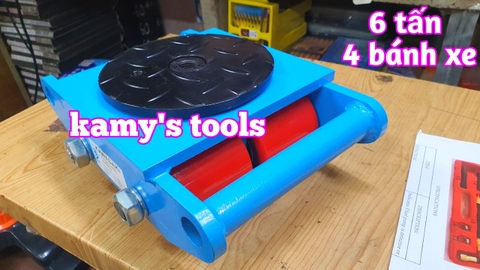 Con rùa di chuyển 6 tấn model cra-4, xe rùa đẩy hàng tải trọng cao giúp di chuyển hàng hoá nặng trong nhà xưởng nhà máy