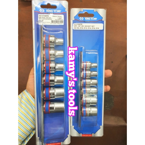 Bộ Tuýp E Kingtony 3106pr Và 4106pr