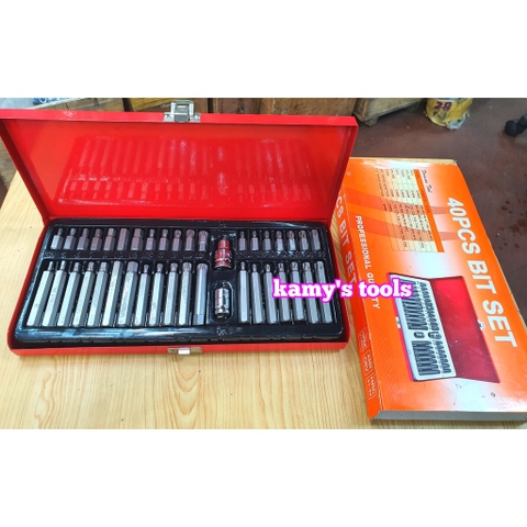 Bộ Lục Giác 40 Chi Tiết, Bộ Mũi Vít Lục Giác Sao Mở Mẹc 40 Món
