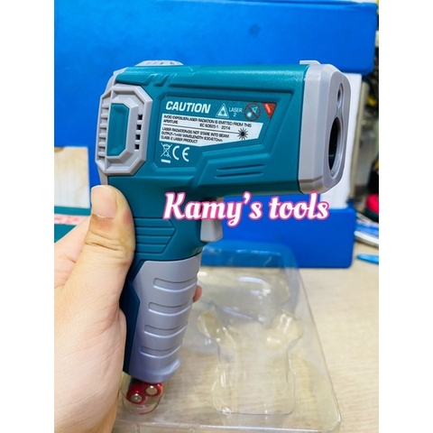 Máy đo nhiệt độ tia hồng ngoại TOTAL THIT015501 từ -30 độ C đến 550 độ C ( súng bắn nhiệt độ)