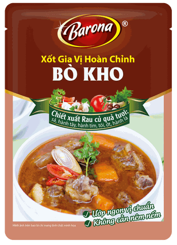 xốt gia vị hoàn chỉnh bò kho Barona(80gr)