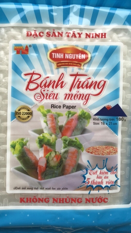 Bánh tráng siêu mỏng không nhúng nước (180gr)