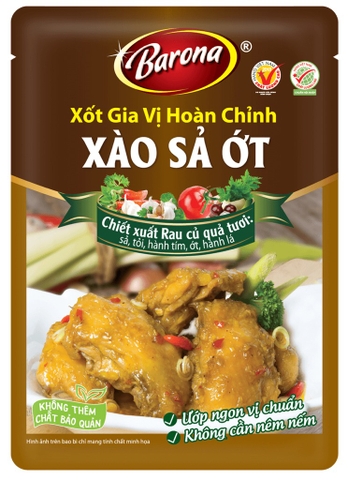 Gia vị xào sả ớt Barona